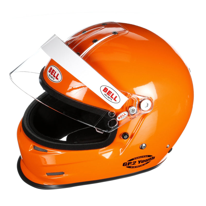 bell gp.2 youth helmet Bell GP2 Youth Kart and Auto Racing Helmet SFI 24.1, SFI 24.1 | White