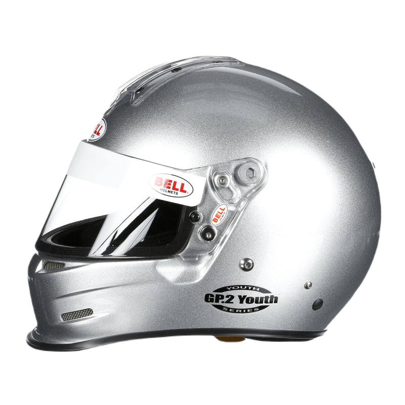 bell glow helmet Bell GP2 Youth Kart and Auto Racing Helmet SFI 24.1, SFI 24.1 | White