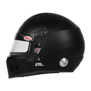 Full left view of the Bell GT6 PRO Racing Helmet - Snell SA2025 / FIA8859 in Black color at FAST RACER