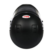 Top view of the Bell GT6 PRO Racing Helmet - Snell SA2025 / FIA8859 in Black color at FAST RACER