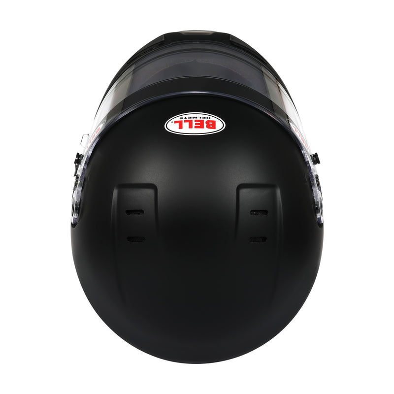 Top view of the Bell GT6 PRO Racing Helmet - Snell SA2025 / FIA8859 in Black color at FAST RACER