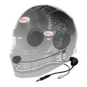 Earcups view of the Bell 2025 GT6 RD - 4C/EC ULTRA Carbon Closed - Cockpit Racing Helmet - Snell SA2025 / FIA in Black color at FAST RACER