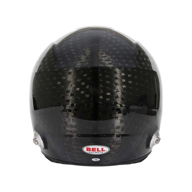 Rear view of the Bell 2025 GT6 ULTRA Carbon Closed - Cockpit Racing Helmet - Snell SA2025 / FIA at FAST RACER