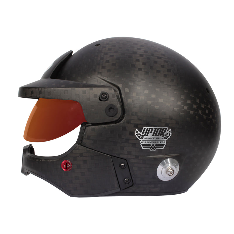 bell helmet 2018 HP7 Carbon With Duckbill Spoiler - FIA8860 | Free HP Bag, Dark Grey Lining Adjustable carbon sun peak Custom 500