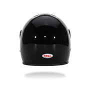 Rear view of the Bell 1:2 Scale Mini Helmet K1 Signature / 2026 Model in Metallic Black Color at FAST RACER