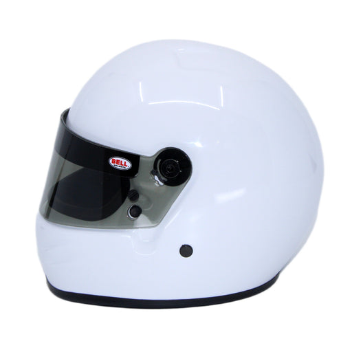 Left View of Bell 1:2 Scale Mini Helmet K1 Signature / 2026 Model in White Color at Fast Racer