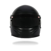 Front view of the Bell 1:2 Scale Mini Helmet K1 Signature / 2026 Model in Matte Black Color at FAST RACER