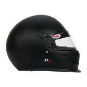 Full right view of the Bell K1 SPORT Multi - Use Kart / Auto Racing Helmet - Snell SA2025 in Black color at FAST RACER