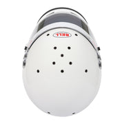 Top view of the Bell K1 SPORT Multi - Use Kart / Auto Racing Helmet - Snell SA2025 in White color at FAST RACER