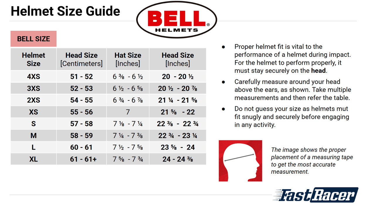 Bell GP2 Youth Kart and Auto Racing Helmet SFI 24.1 - FAST RACER