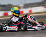 Bell KC7-CMR Kart Helmet - Ayrton Senna / FREE HP Bag - FAST RACER