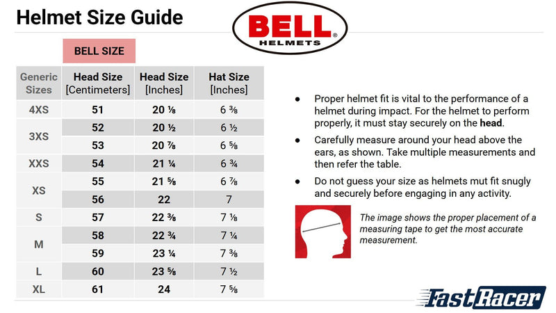bell block helmet size chart KC7-CMR Champion Green Kart - FIA/Snell CMR, Champion Green lightweight youth Bell Sanction 2 DLX MIPS