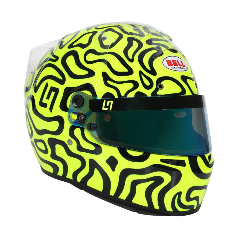 Main Right View of Bell KC7-CMR Kart Helmet Lando Norris / FREE HP Bag at Fast Racer