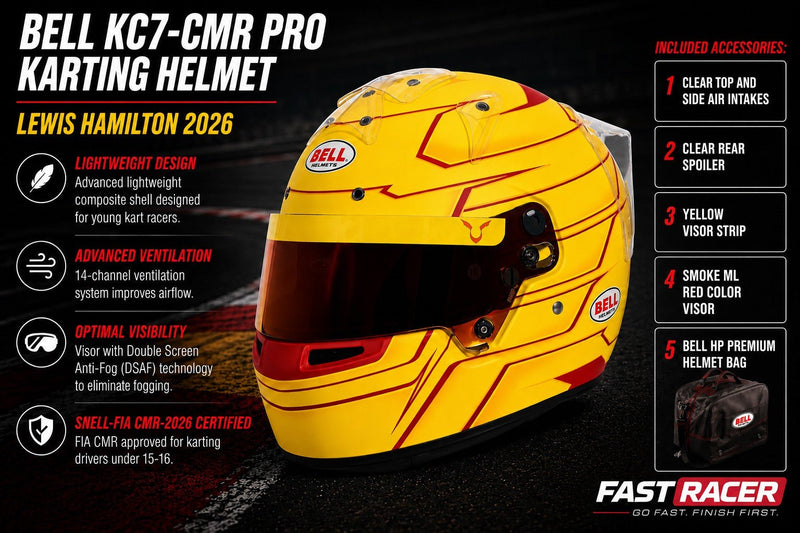 Buy Bell KC7-CMR Pro Lewis Hamilton 2025 Kart Helmet