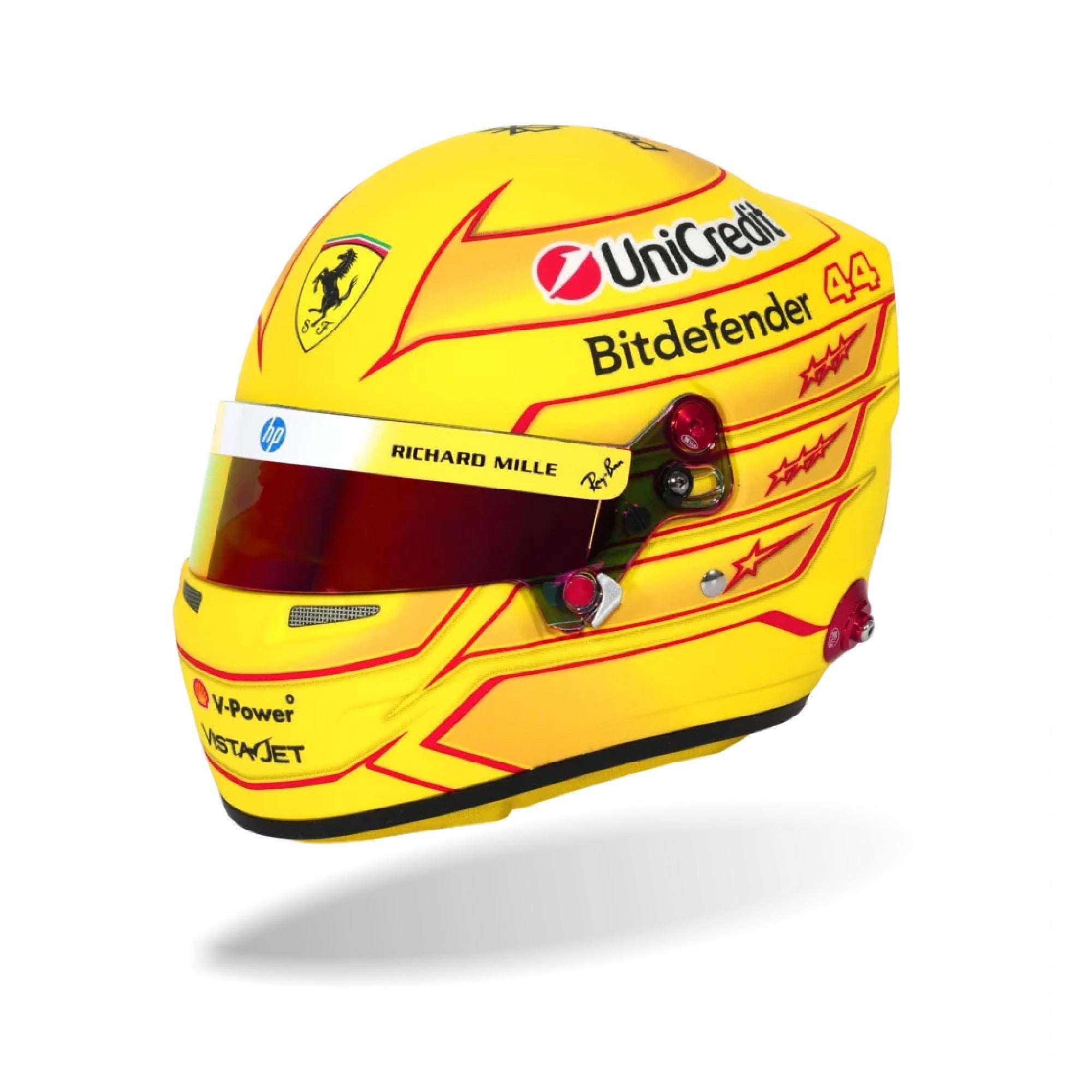 BELL Lewis Hamilton ヘルメット 1/2スケールミニチュア Buy Lewis Hamilton 1:2 Scale F1 Mini Helmet / Ferrari - 2026 F1