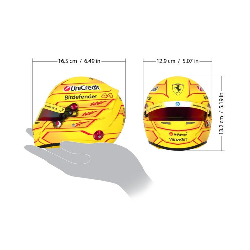 Bell Lewis Hamilton 1:2 Scale F1 Mini Helmet / Ferrari - 2026 F1 Season - FAST RACER