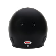 Rear view of the Bell M8 SPORT Multi - Purpose Racing Helmet - Snell SA2025 in Black color at FAST RACER