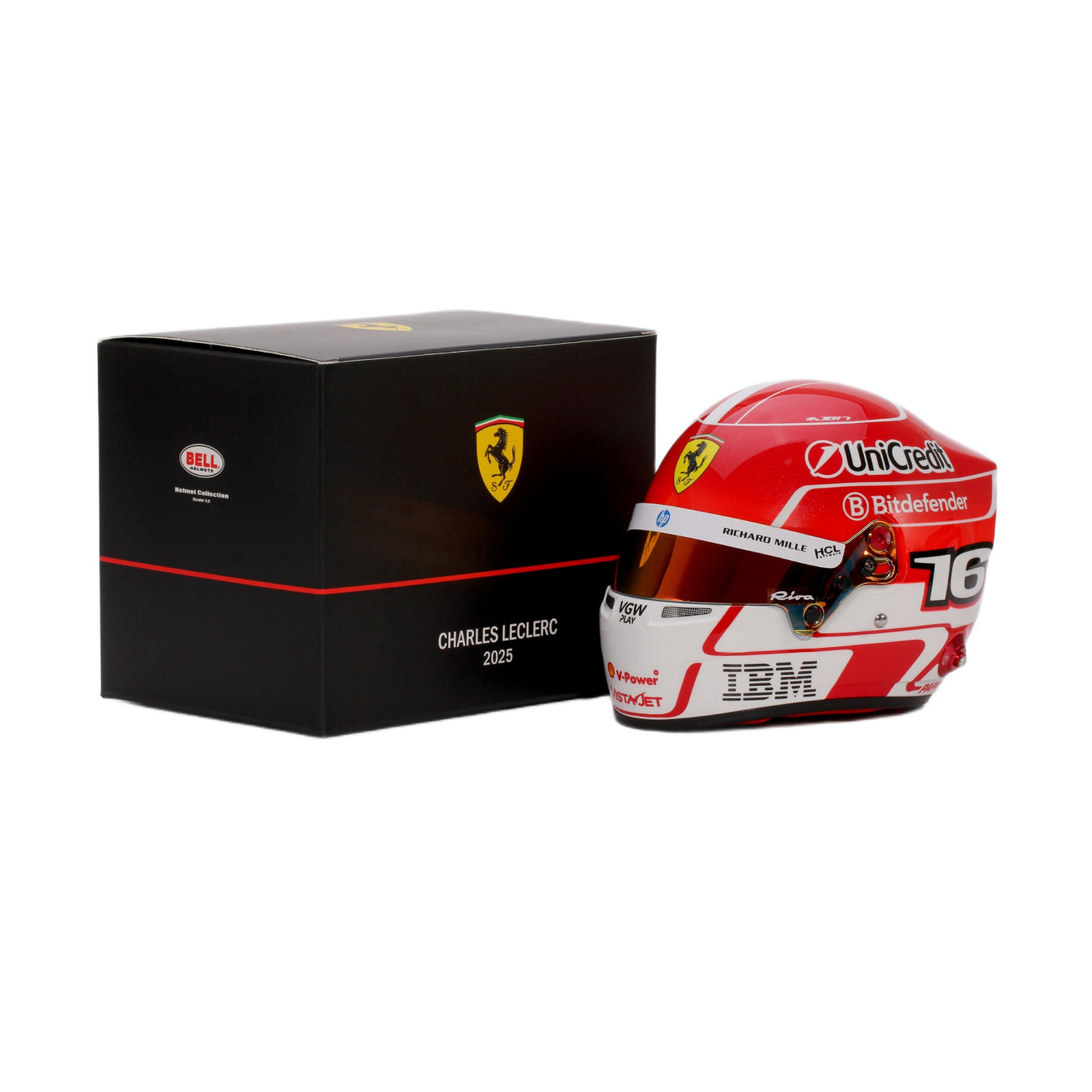 Charles Leclerc Mini Helmets