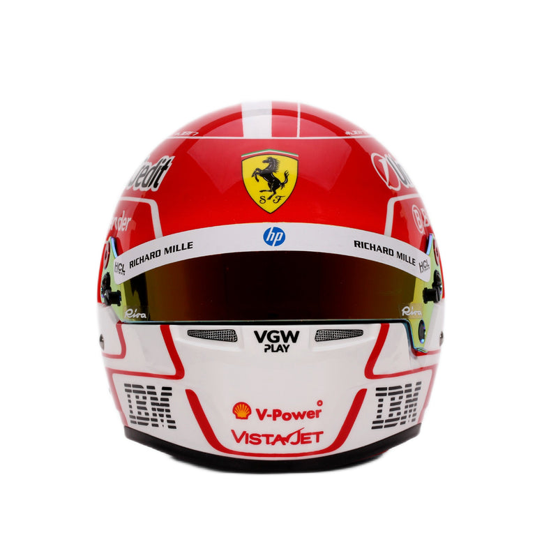 Casque Bell Charles Leclerc 2022 échelle 1/2 – Réplique Dédicacée, Neuve