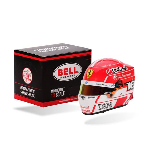 Bell 1:2 Scale F1 Mini Helmet Charles Leclerc / Ferrari - 2025 F1 Season - FAST RACER
