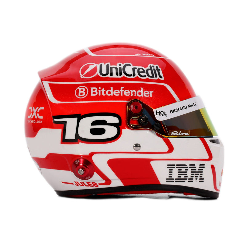 Bell 1:2 Scale F1 Mini Helmet Charles Leclerc / Ferrari - 2025 F1 Season - FAST RACER