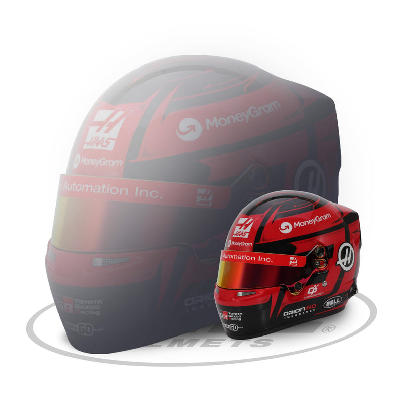 Bell 1:2 Scale F1 Mini Helmet Esteban Ocon / Haas - 2025 F1 Season - FAST RACER