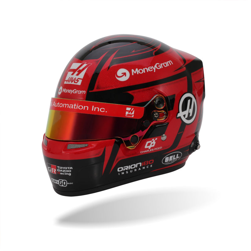 Bell 1:2 Scale F1 Mini Helmet Esteban Ocon / Haas - 2025 F1 Season - FAST RACER