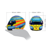 Bell 1:2 Scale F1 Mini Helmet Fernando Alonso / Aston Martin - 2025 F1 Season - FAST RACER