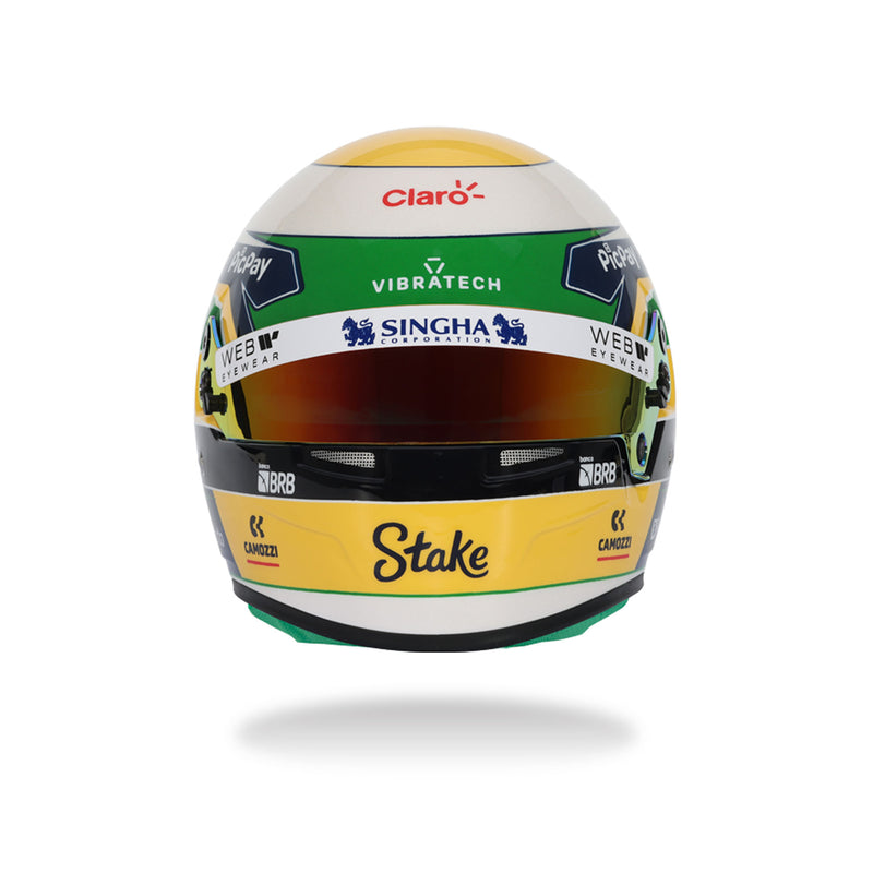Bell 1:2 Scale F1 Mini Helmet Gabriel Bortoleto / Kick Sauber - 2025 F1 Season - FAST RACER
