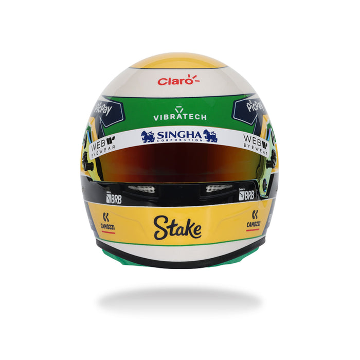 Bell 1:2 Scale F1 Mini Helmet Gabriel Bortoleto / Kick Sauber - 2025 F1 Season - FAST RACER