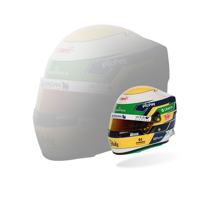 Bell 1:2 Scale F1 Mini Helmet Gabriel Bortoleto / Kick Sauber - 2025 F1 Season - FAST RACER