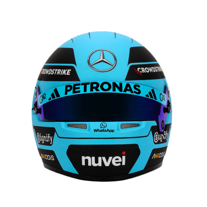 Bell 1:2 Scale F1 Mini Helmet George Russell / Mercedes - 2025 F1 Season - FAST RACER