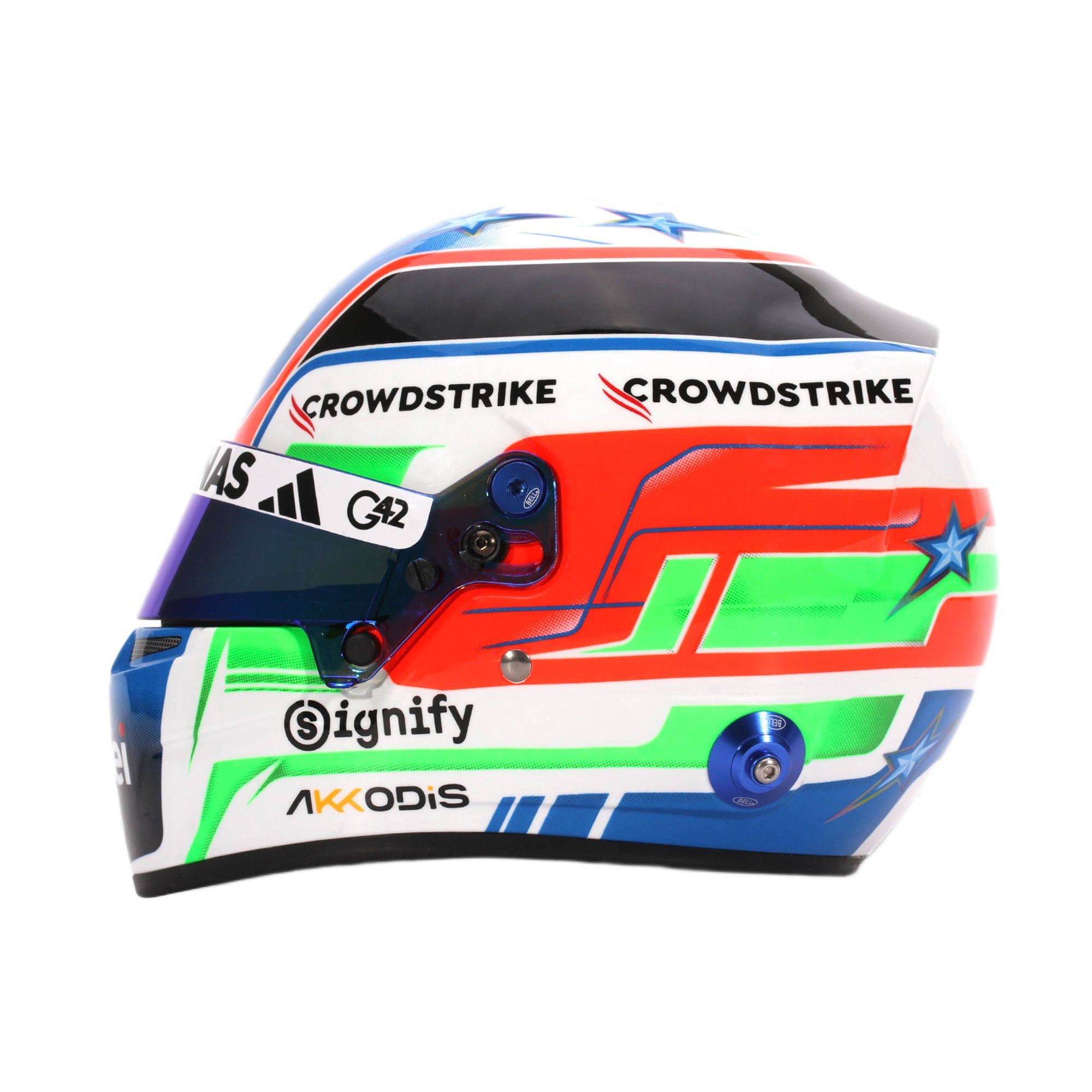 BELL 1/2 キミ・アントネッリ 2025 メルセデス F1 ヘルメット Bell Mini Helmet: Kimi Antonelli Mercedes 2025 - FAST RACER