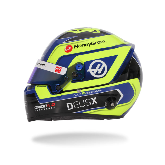 Bell 1:2 Scale F1 Mini Helmet Oliver Bearman / Haas - 2025 F1 Season - FAST RACER