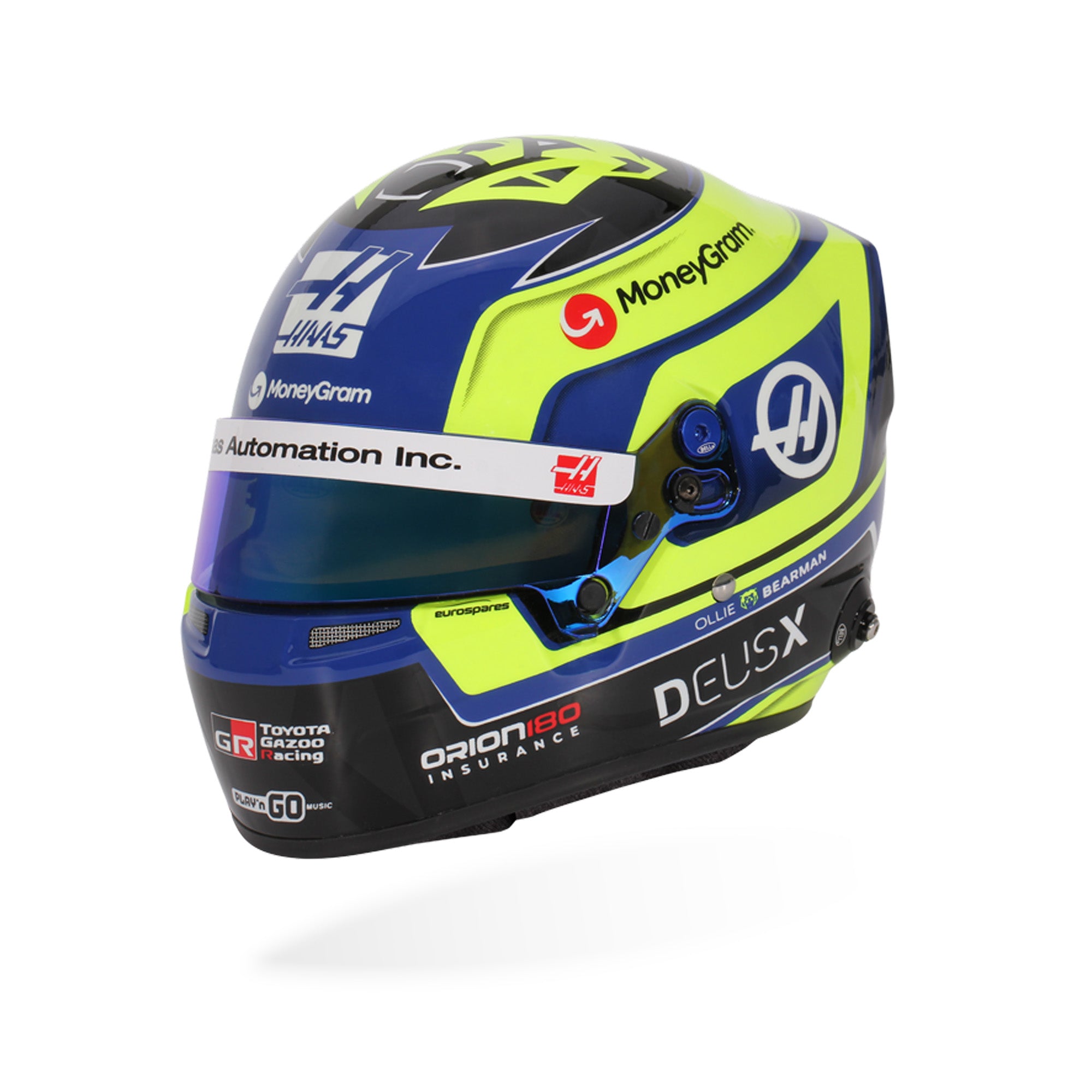 オリバー・ベアマン 2025年 ハース ヘルメット BY BELL 1/2 Buy Bell 1:2 Scale F1 Mini Helmet Oliver Bearman / Haas - 2025