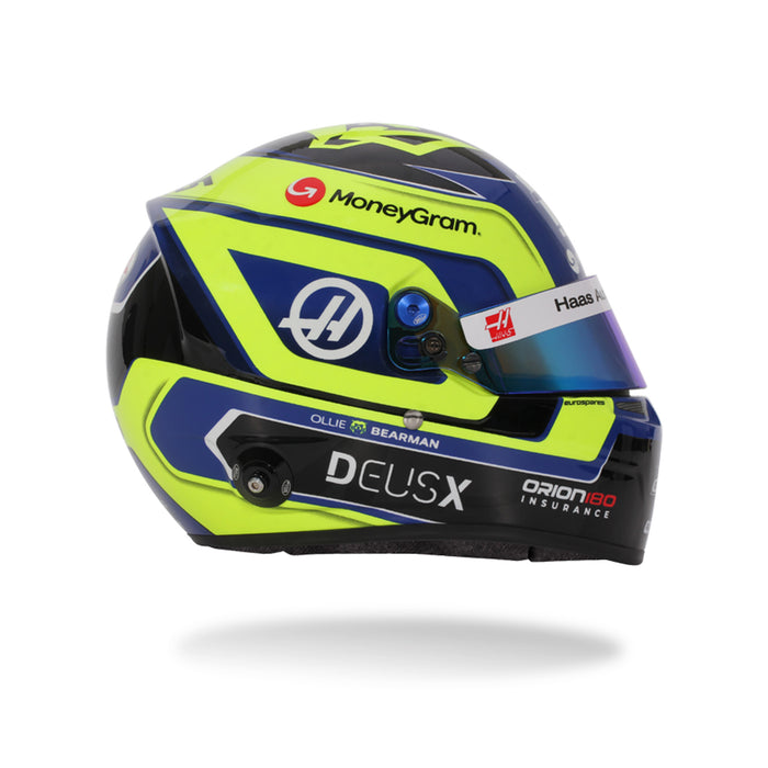 Bell 1:2 Scale F1 Mini Helmet Oliver Bearman / Haas - 2025 F1 Season - FAST RACER
