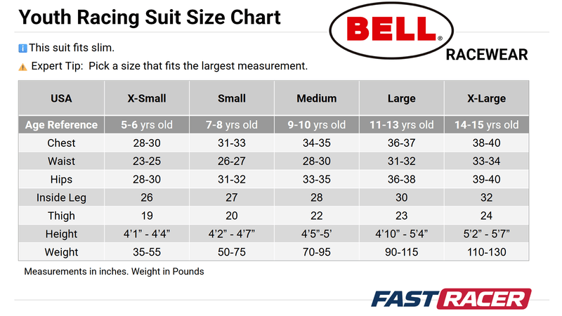 Bell SPORT - YTX Youth Race Suit - SFI 3.2A/1 - FAST RACER