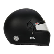 Full right View of Bell RS7 PRO Racing Helmet Snell SA2025 and FIA 8859-2024 Certified in Black color at FAST RACER