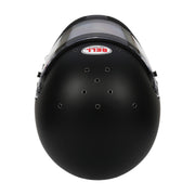 Top View of Bell RS7 PRO Racing Helmet Snell SA2025 and FIA 8859-2024 Certified in Black color at FAST RACER
