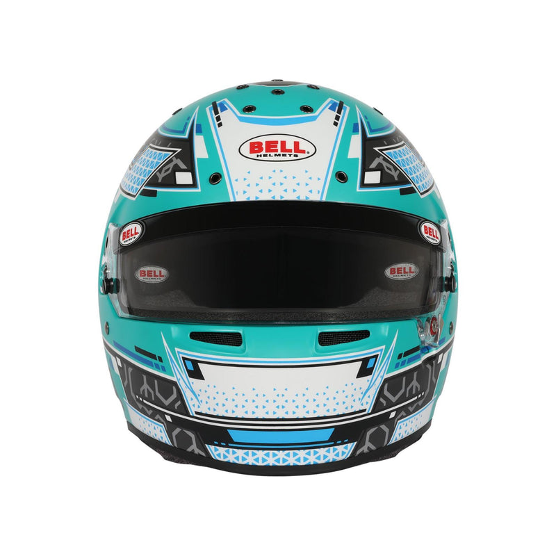 Bell RS7 PRO Stamina Aquamarine Race Helmet Snell SA2025