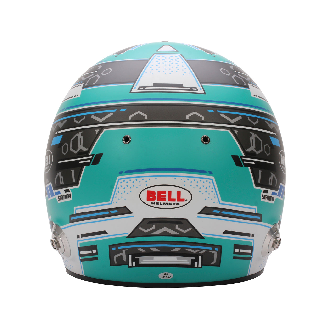 Bell RS7 Pro Stamina Aquamarine Race Helmet Snell SA2025 - Fast Racer ...