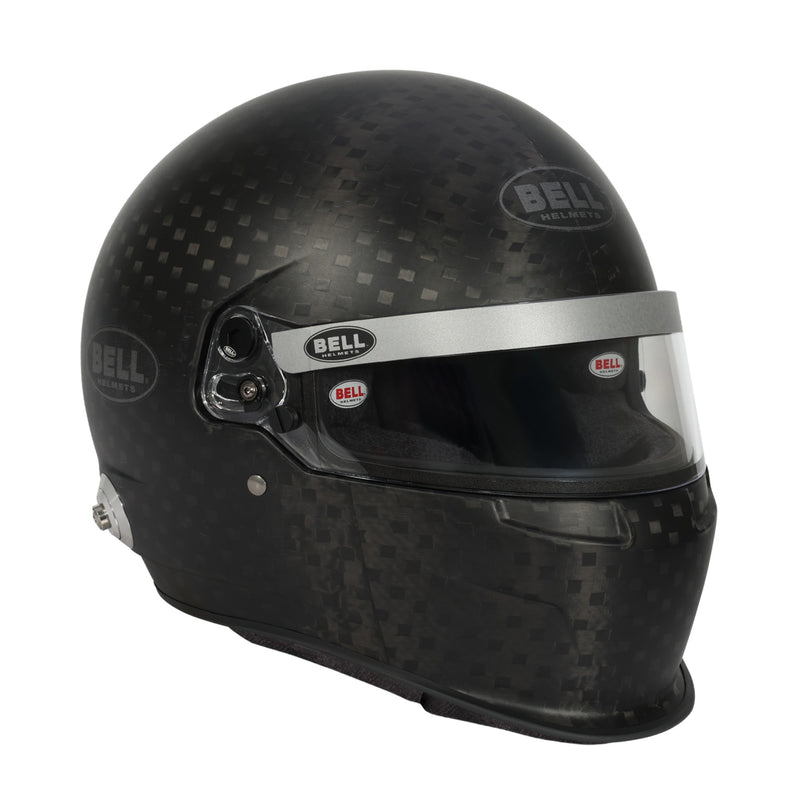 Main right view of the Bell RS7 X - LITE ULTRA Carbon Racing Helmet - Snell SA2025 in Black color at  FAST RACER