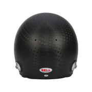 Rear view of the Bell RS7 X - LITE ULTRA Carbon Racing Helmet - Snell SA2025 in Black color at  FAST RACER