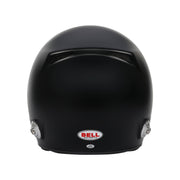 Rear view of the Bell XD7 PRO Dirt Track & Open Wheel Racing Helmet - Snell SA2025 in Black color at FAST RACER