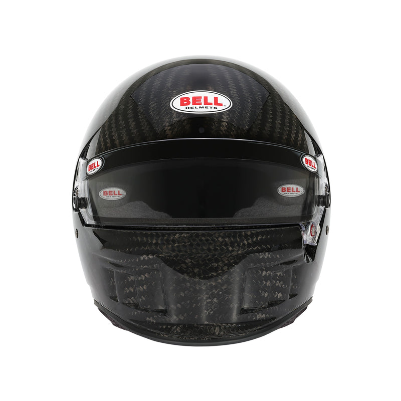 Front view of the Bell XD7 ULTRA Carbon Dirt Track & Open Wheel Racing Helmet - Snell SA2025 / FIA at FAST RACER