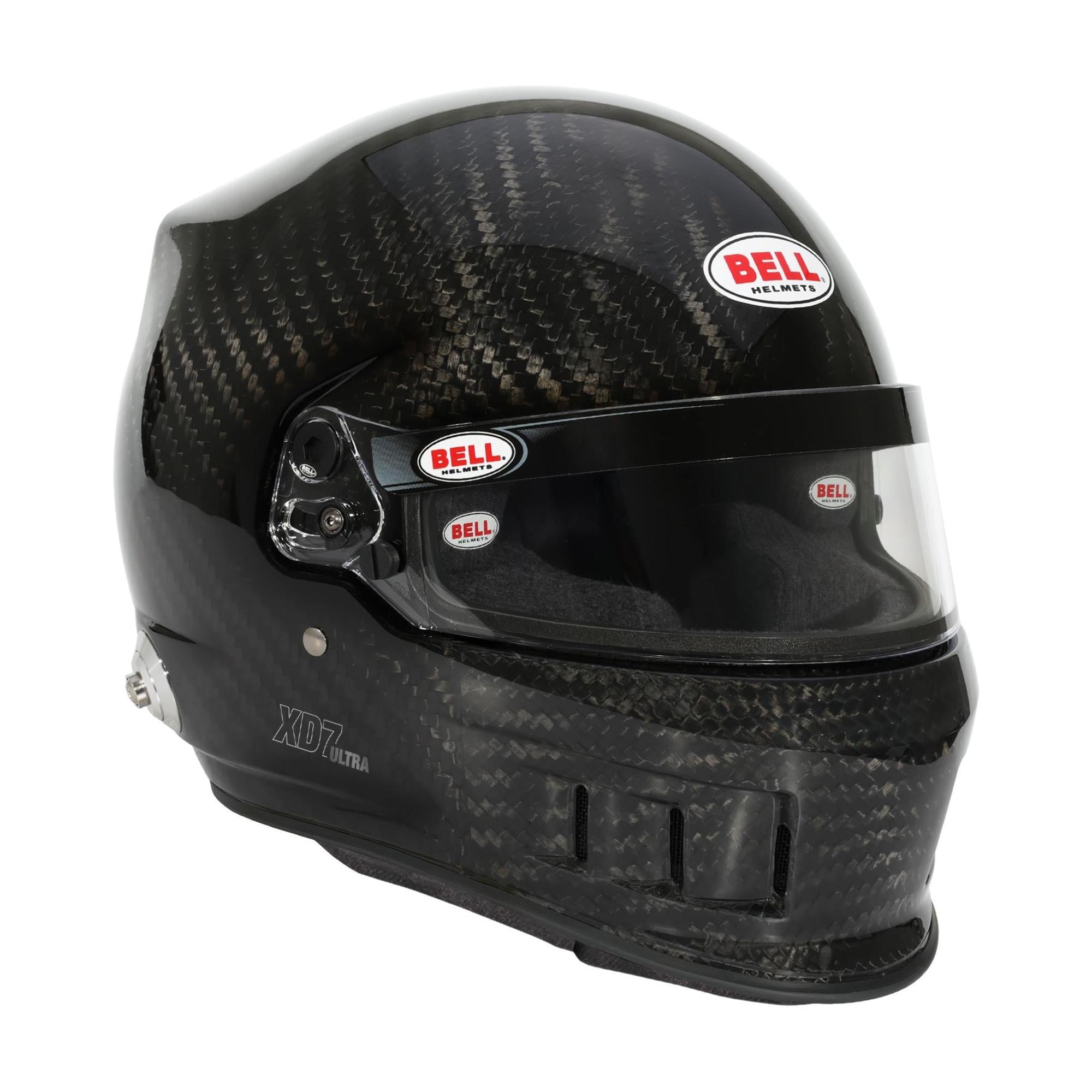 Bell XD7 ULTRA Carbon Dirt Track & Open Wheel Racing Helmet - Snell SA2025 / FIA8859