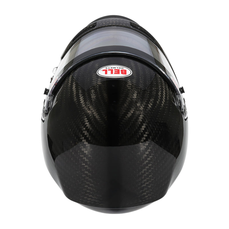 Top view of the Bell XD7 ULTRA Carbon Dirt Track & Open Wheel Racing Helmet - Snell SA2025 / FIA at FAST RACER