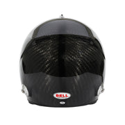 Rear view of the Bell XR7 ULTRA Carbon Racing Helmet - Snell SA2025 / FIA in Black color at FAST RACER