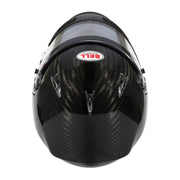 Top view of the Bell XR7 ULTRA Carbon Racing Helmet - Snell SA2025 / FIA in Black color at FAST RACER
