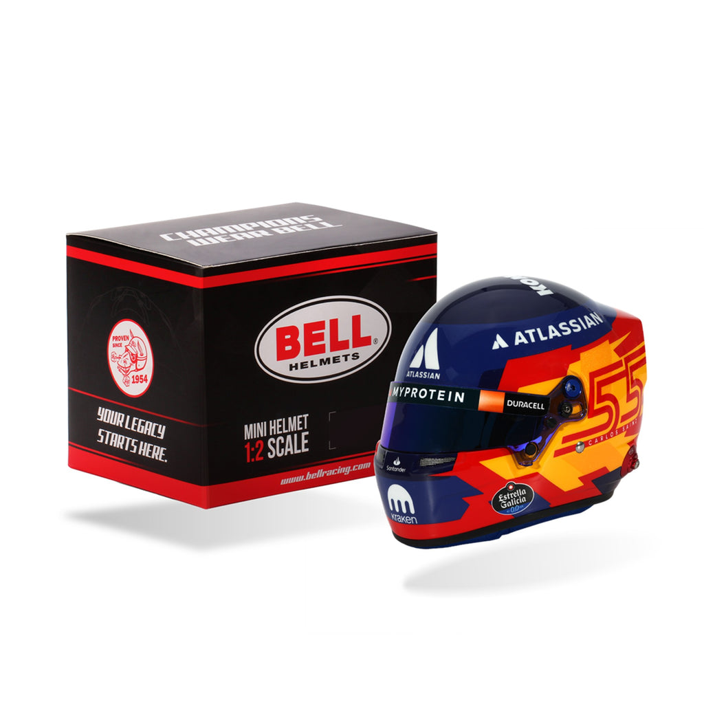 Bell 1:2 Scale F1 Mini Helmet Carlos Sainz | Williams